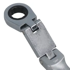 16mm Metric Double Jointed Flexi Ratchet Combination Spanner Wrench 72 Teeth