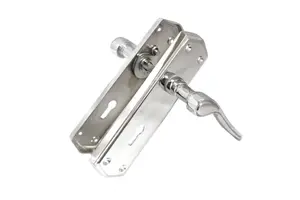 Door Handles Stellar Scroll Lever Internal Lock - Chrome 170mm x 50mm