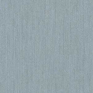 Galerie Escape Blue Textured Stripes Smooth Wallpaper