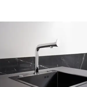 Cascabel Chrome-plated Kitchen Top lever Tap