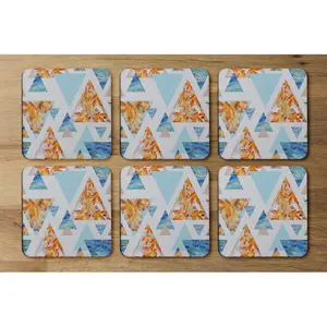 Square 6 Piece Coaster Set (Set of 6)