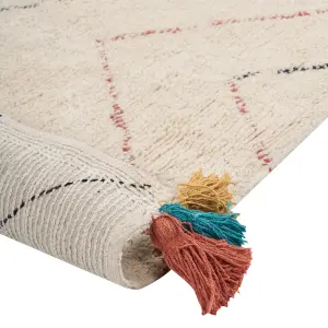 Shaggy Area Rug 200 x 300 cm Beige KARTAL