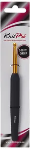 ALUMIN G CHK SE 5 - Crochet Hook: Gold Aluminium: 15cm x 5.00mm - KnitPro