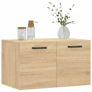 Berkfield Wall Cabinet Sonoma Oak 60x36.5x35 cm Engineered Wood