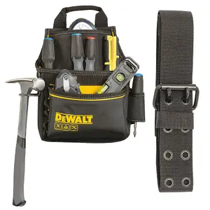 Dewalt DWST40101-1 Pro Single Pocket Tool Pouch with Belt Storage Bag 12 Pockets