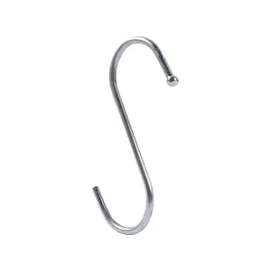 Viktor Hardware Silver Steel S Hook Set 5 Piece