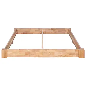 Berkfield Bed Frame Solid Oak Wood 160x200 cm