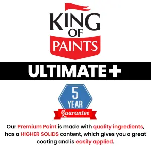 White Fence Paint For All exterior wood King of Paints 5Litres