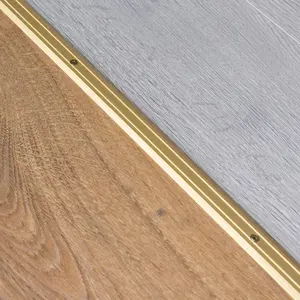 Anodised aluminium door floor bar edge trim threshold 930mm x 25mm a12 gold