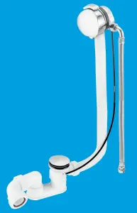 McAlpine HCN3165UK-1M Chrome Plated Brass Bath Filler and Overflow