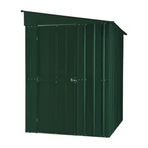 5 x 8 Pent Metal Garden Shed - Heritage Green (5ft x 8ft / 5' x 8' / 1.5m x 2.4m)