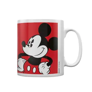 Disney Pose Mickey Mouse Mug Red/Black (One Size)