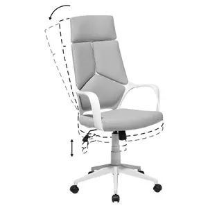 Office Chair Light Grey DELIGHT