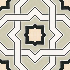 Quadrostyle Lattice in Olive Wall and Floor Tile Vinyl Stickers 30cm(L) 30cm(W) pack of 4