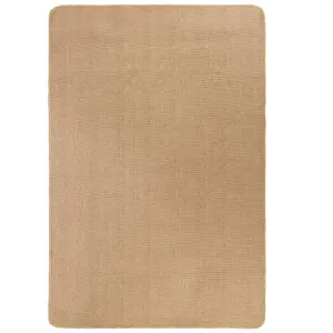 Berkfield Area Rug Jute with Latex Backing 80x160 cm Natural