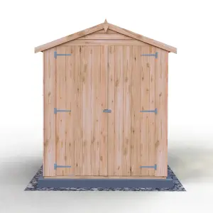 Shire 7x5 Overlap Double Door Shed with Windows