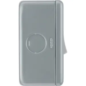 BG Metal Clad 20A Industrial Double Switch, 2 Way, Scratch Resistant