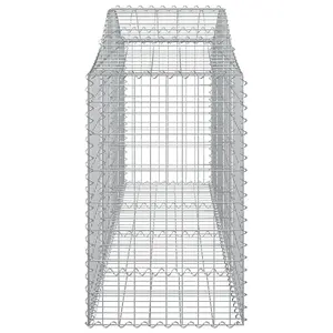 Berkfield Arched Gabion Baskets 20 pcs 200x50x80/100 cm Galvanised Iron