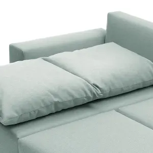 Oslo Reversible Corner Sofa Bed in Pistachio