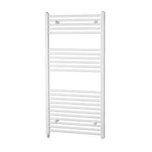 Straight Towel Rail Heated Towel Rails Chrome / 118.6cm H x 60cm W x 7.3cm D