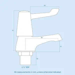 Nes Home Modern Design Set Of Hot & Cold Chrome Contract Basin Taps