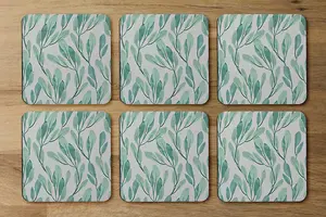 Watercolor botanical (Coaster) / Default Title