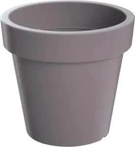 Plant Pot Classic Matt Flower Indoor Garden Patio Planter Balcony M L XL Grey 3.4 Litres