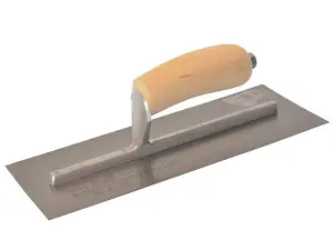 Mxs2 Plasterer'S Finishing Trowel Wooden Handle 11.1/2 X 4.1/2In