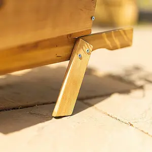 Wooden Wheelbarrow Garden Flower Planter