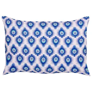 Set of 2 Outdoor Cushions CERIANA Blue