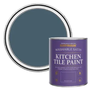 Rust-Oleum Blueprint Satin Kitchen Tile Paint 750ml