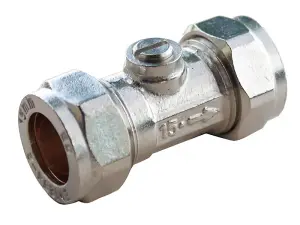 High-Quality Oracstar 15mm Chrome Isolating Valve for Water Control