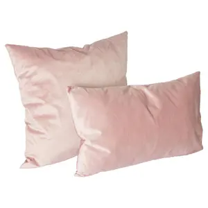 Square Throw Cushion (Set of 2) Pink