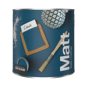 Rust-Oleum Washable Matt Wall Paint - Cobalt 2.5L