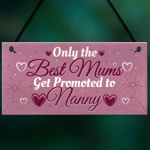 Red Ocean Gifts for Mum Mummy Nanny Nan Grandma Hanging Plaque Sign Birthday Christmas Xmas