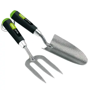 Draper  Carbon Steel Heavy Duty Hand Fork and Trowel Set (2 Piece) 65960