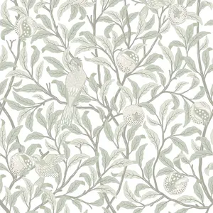 Beauty Of Nature Wallpaper In Sage Green