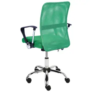 Beliani Minimalist Office Chair Green BEST