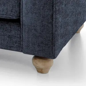 Ingrid 2 Seater Sofa in Dark Blue