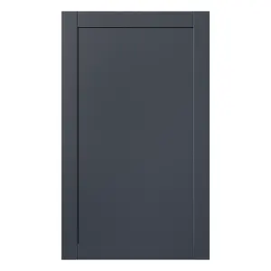 GoodHome Ashmead Matt midnight blue Shaker Larder Cabinet door (W)600mm (H)1001mm (T)16mm