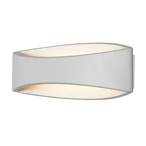 Luminosa Modern LED Wall Lamp White, Warm White 3000K 420lm