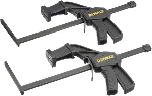 Dewalt DWS5025 Plunge Saw Guide Rail Carry Bag + Pair Guide Rail Clamps DWS5026