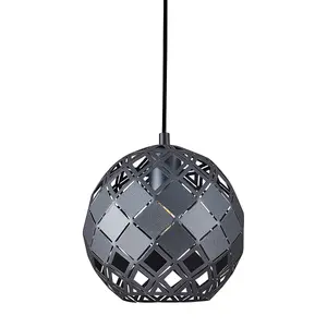 Luminosa Paulela Modern 1 Light Dome Pendant Ceiling Light, E27