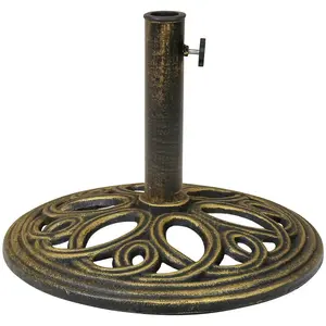 Parson 12kg Cast Iron Free Standing Umbrella Base Bronze