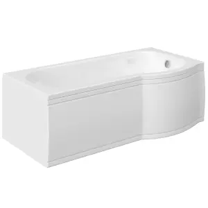 Cooke & Lewis Adelphi White Curved Front Bath panel (H)51.5cm (W)150cm