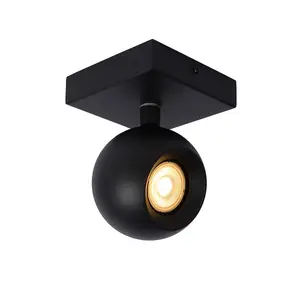 Lucide Favori Modern Ceiling Spotlight - 1xGU10 - Black