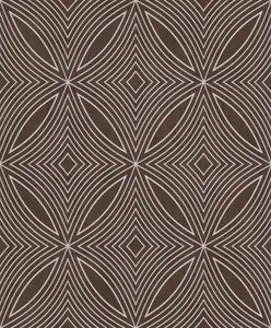 Galerie Special FX Brown Silver Metallic Spiral Embossed Wallpaper