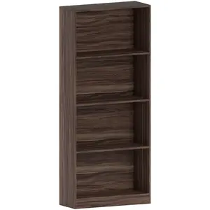 Ronald Bookcase Walnut / 140 cm H x 60 cm W