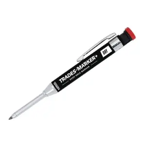 Markal TRADES-MARKER DRY Holder + 1 Graphite Refill