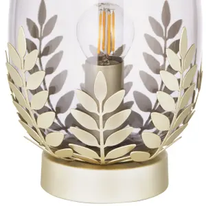 Jardin Floral gold effect Table lamp